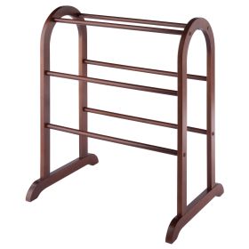 Eleanor Quilt Rack in Walnut Finish