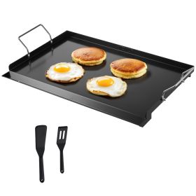 VEVOR Carbon Steel Griddle, 24x16 inch Universal Flat Top Rectangular Plate, Gas Grill Griddle for BBQ Grill, Teppanyaki