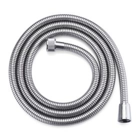 Stainless Steel Shower Hose, 118 Inches, 10 Feet, Extra Long Handheld Shower Hose Extension Replacement, Anti-tangle Flexible Shower Hose Accesso (Option: 1)