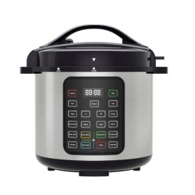 9 In 1 Electric Pressure Cooker, Warmer & Sterilizer, Saute, Slow Cooker, Rice Cooker, Multi-Functional Smart Pot (Option: Stainless Steel Big)